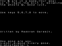 Opening screen