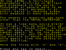 Opening screen