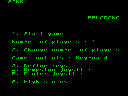 Opening screen