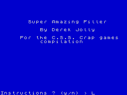 Opening screen