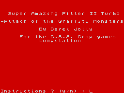 Opening screen