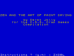 Opening screen