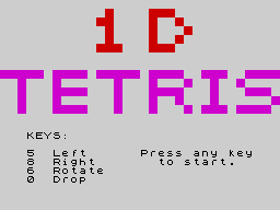 Opening screen