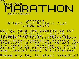 Opening screen
