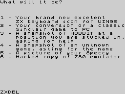 Running screen