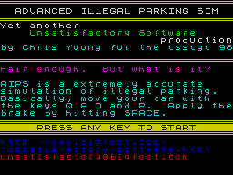 Opening screen