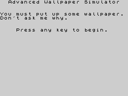 Opening screen