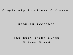 Opening screen