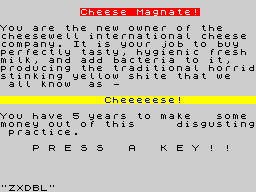 Opening screen