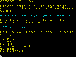 Running screen