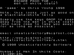 Opening screen
