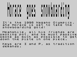 Opening screen