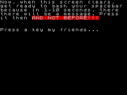 Running screen