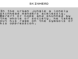 Opening screen