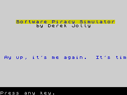 Opening screen