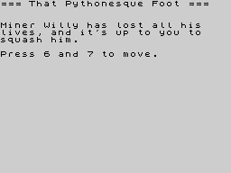 Opening screen