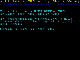 Opening screen