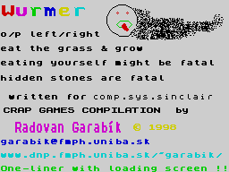 Opening screen