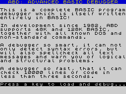 Running screen