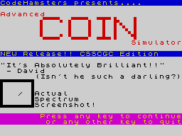 Opening screen