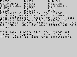 Opening screen