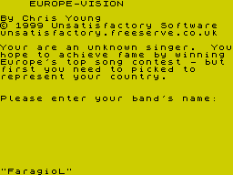 Running screen