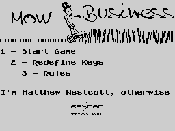 Opening screen
