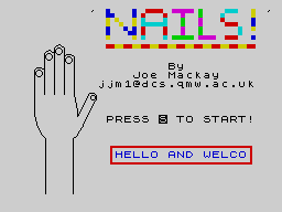 Opening screen