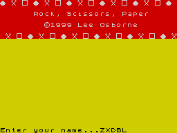 Opening screen