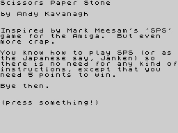 Opening screen
