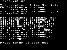 Running screen