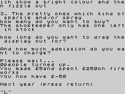 Running screen