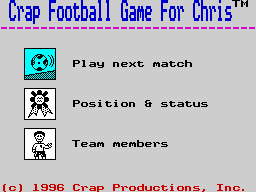 Running screen