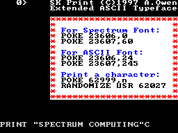 Running screen
