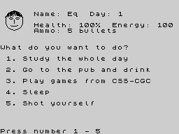 Running screen