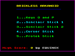 Opening screen