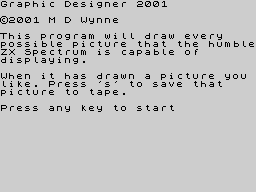 Opening screen