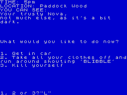 Running screen