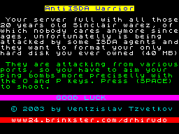 Opening screen