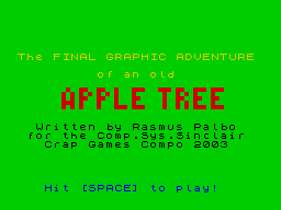 Opening screen