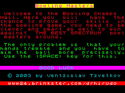 Opening screen