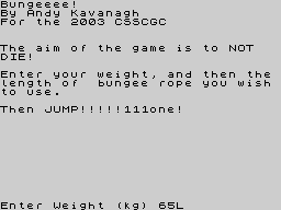 Running screen