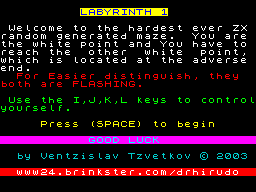 Opening screen