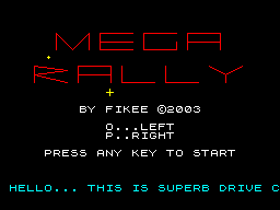 Opening screen