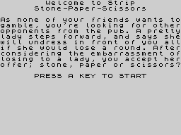 Opening screen