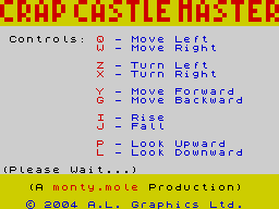 Opening screen