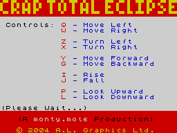 Opening screen