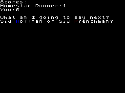 Running screen