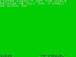 Running screen