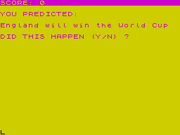 Running screen